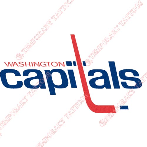 Washington Capitals Customize Temporary Tattoos Stickers NO.375